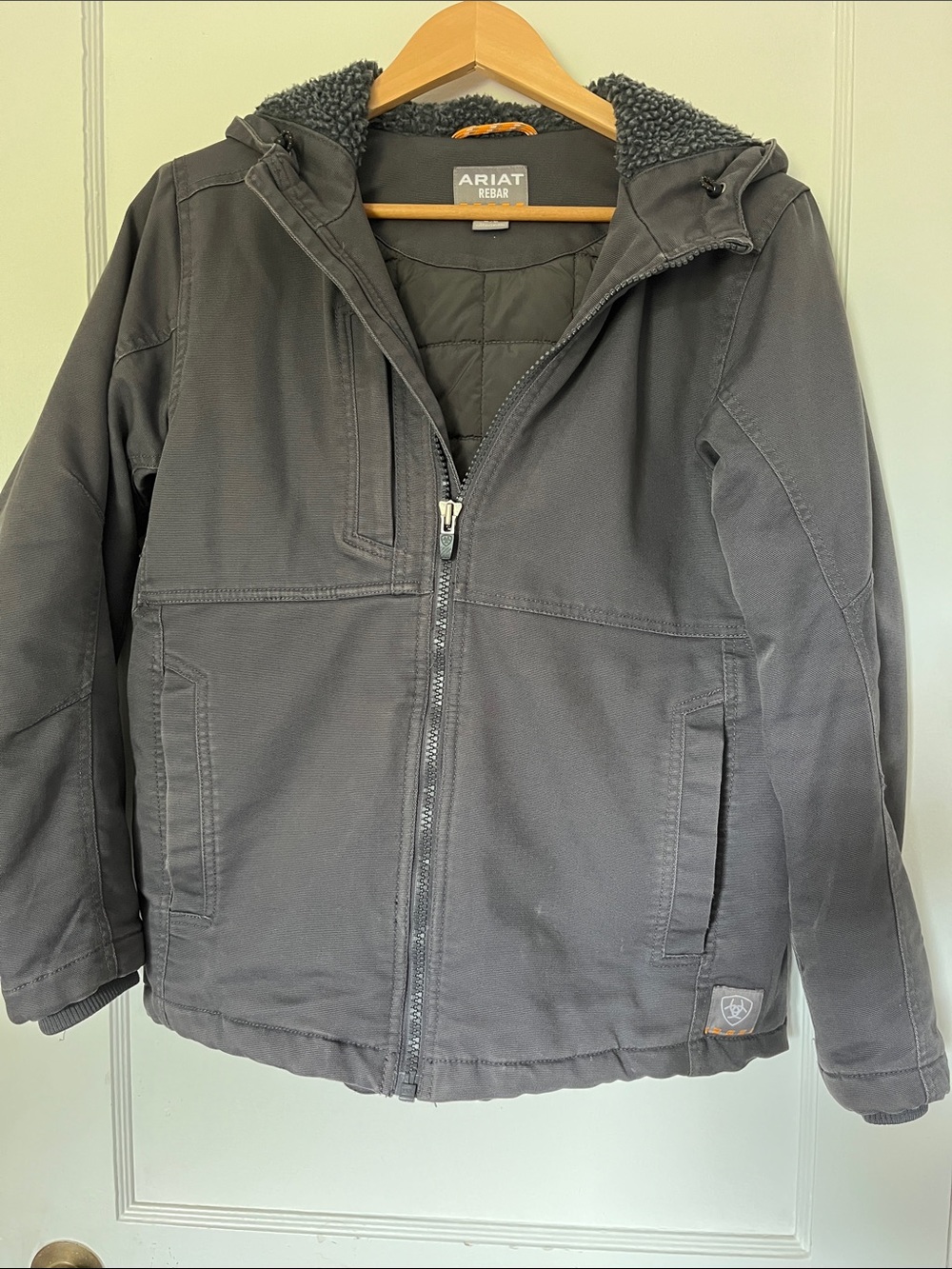 Ariat Rebar DuraCanvas Jacket in Charcoal